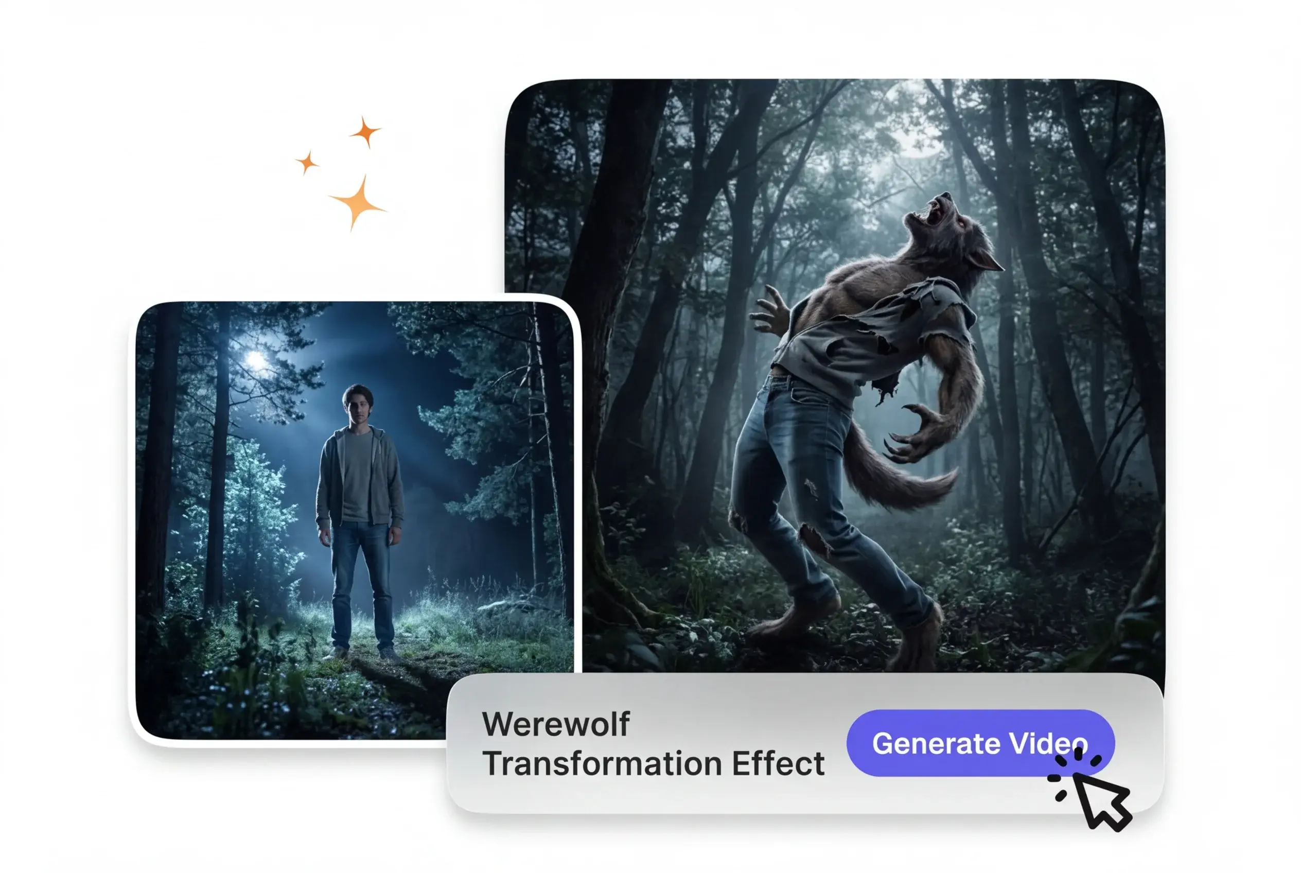 Werewolf Transformation Effect