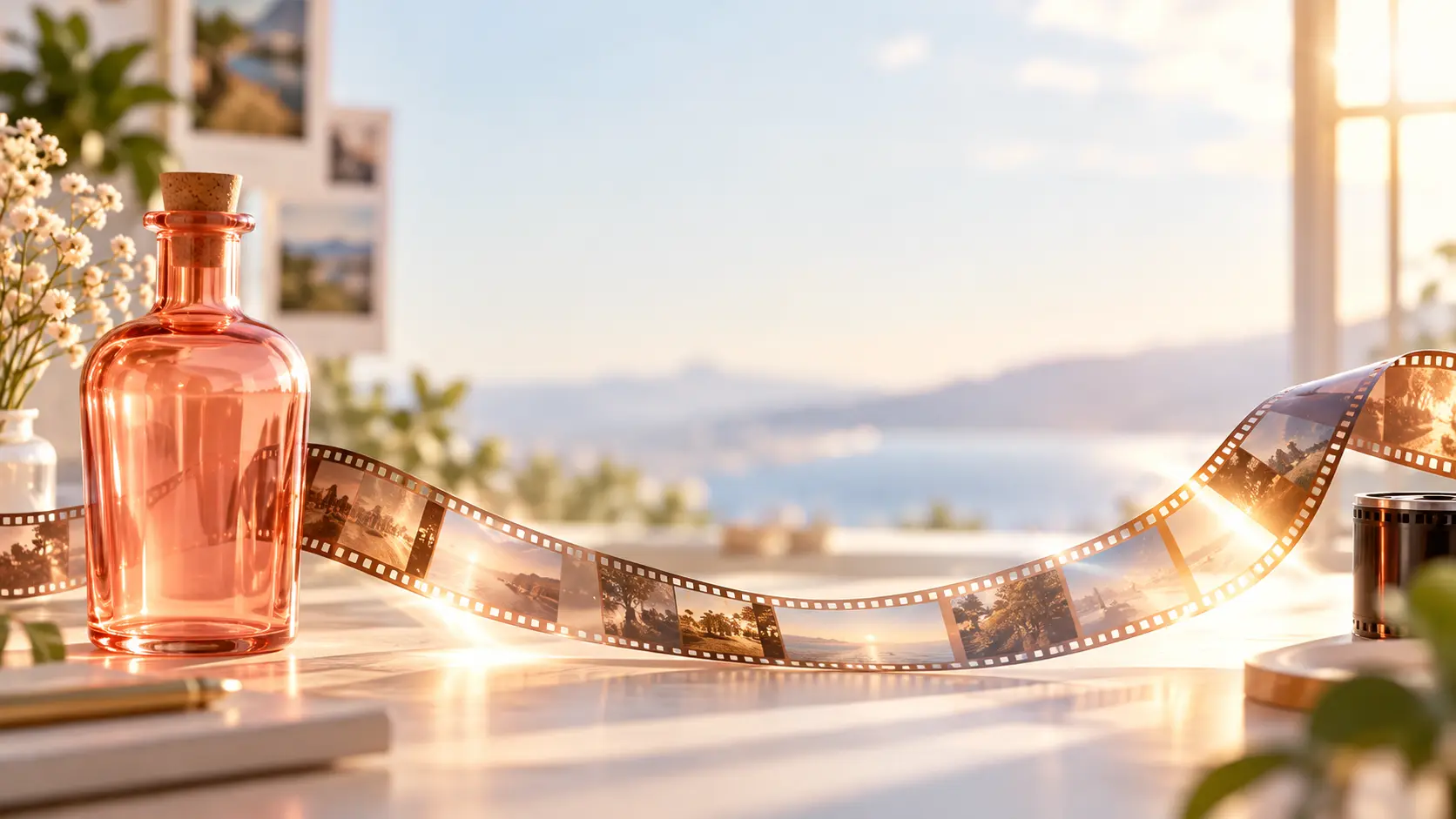 Bright 4K video scene ready for a creator to shape and share
