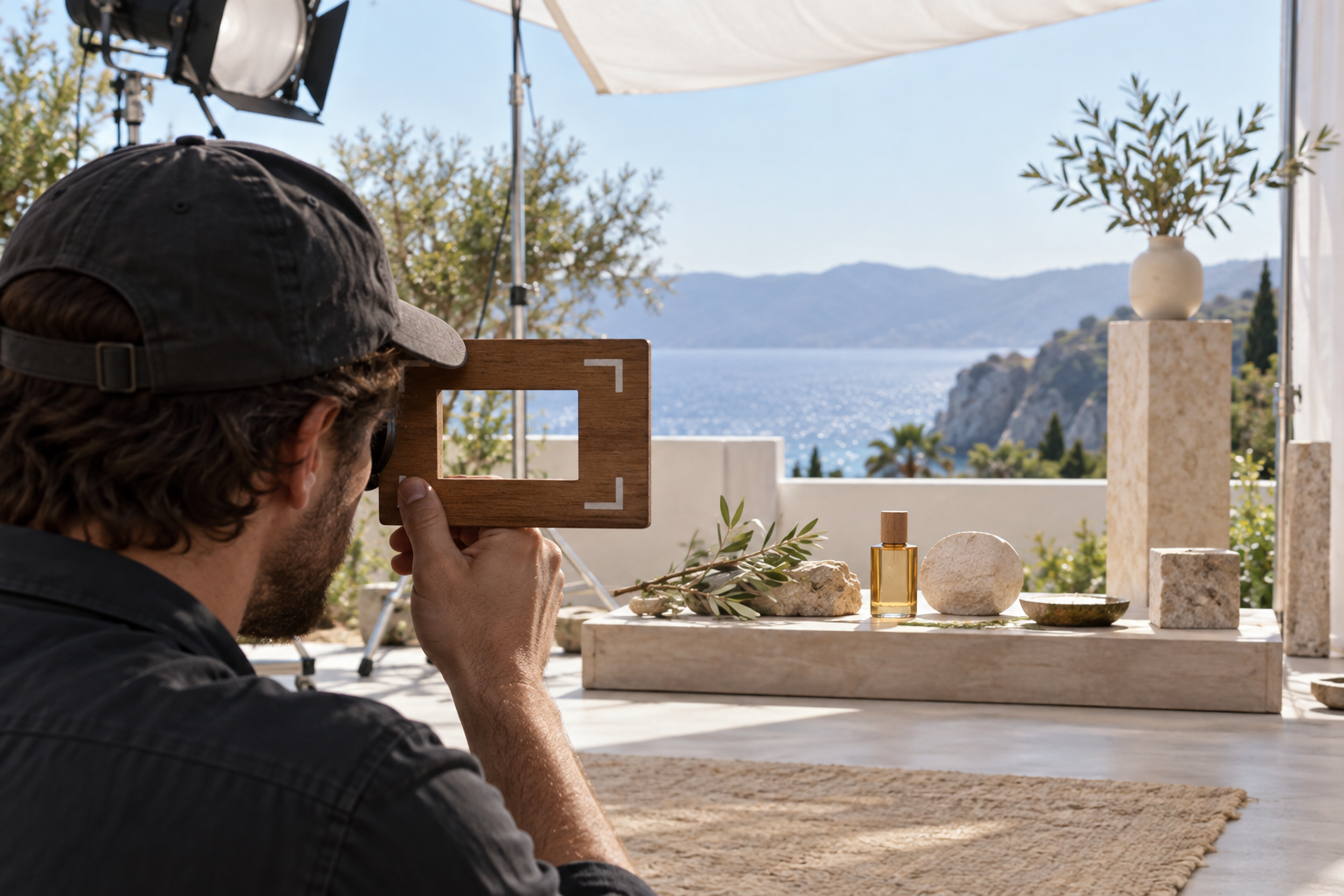 Creator selecting 4K output and aspect ratio for a generated video