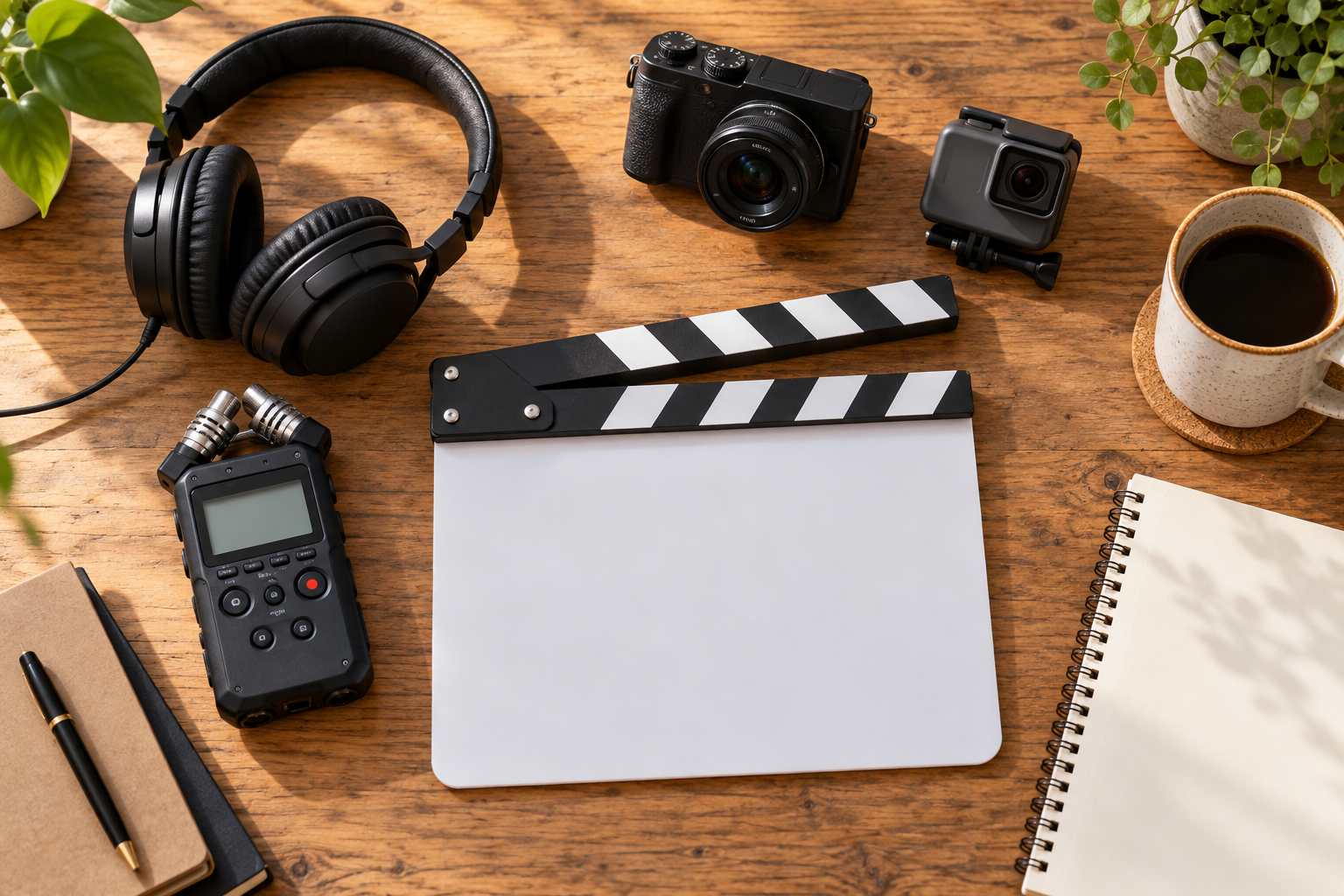 Audio file and video reference materials prepared for a new VideoAI generation