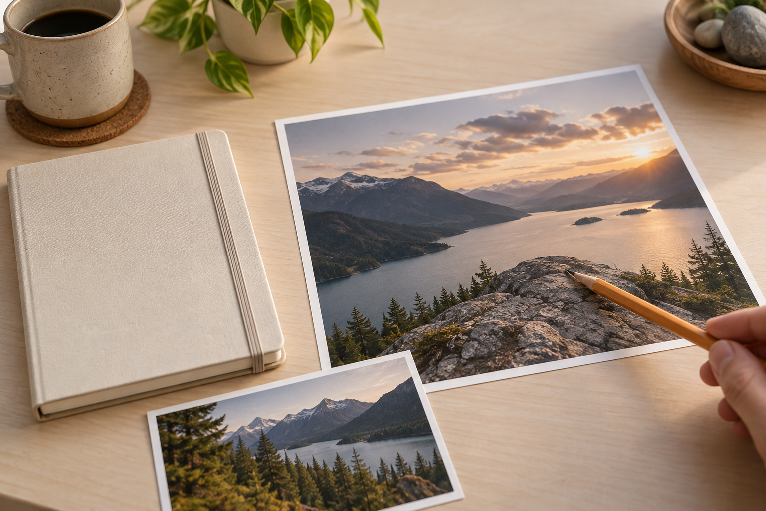 Prompt describing where to place a subject for AI add to photo