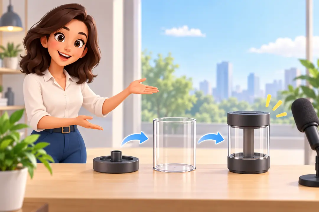 Business animation video with narrated scenes and short visual wording
