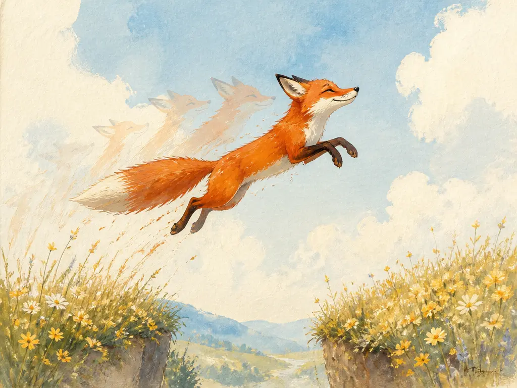 Illustration-style scene selected for an AI art video