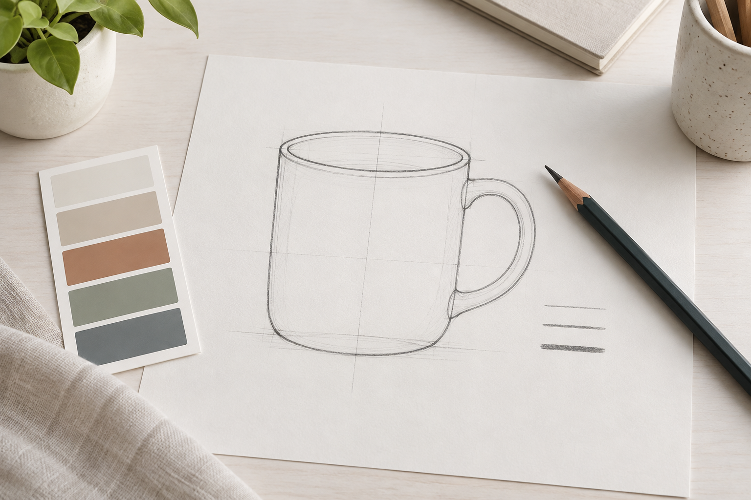 Prompt describing an AI clipart generator object with outline and background notes