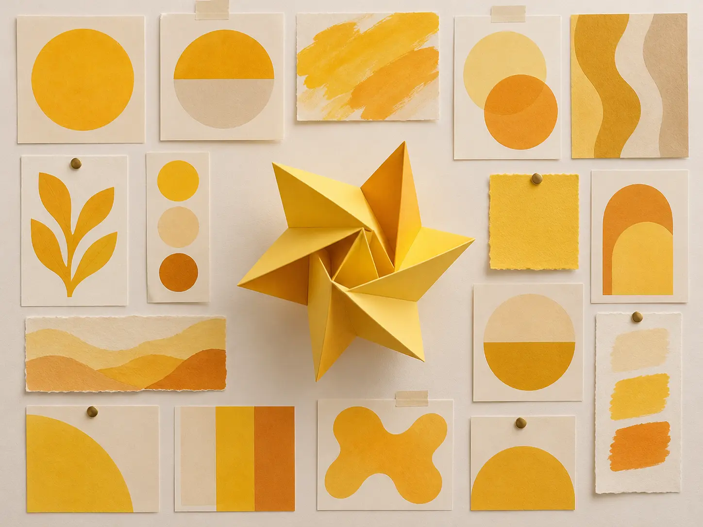 Visual references informing one intro identity