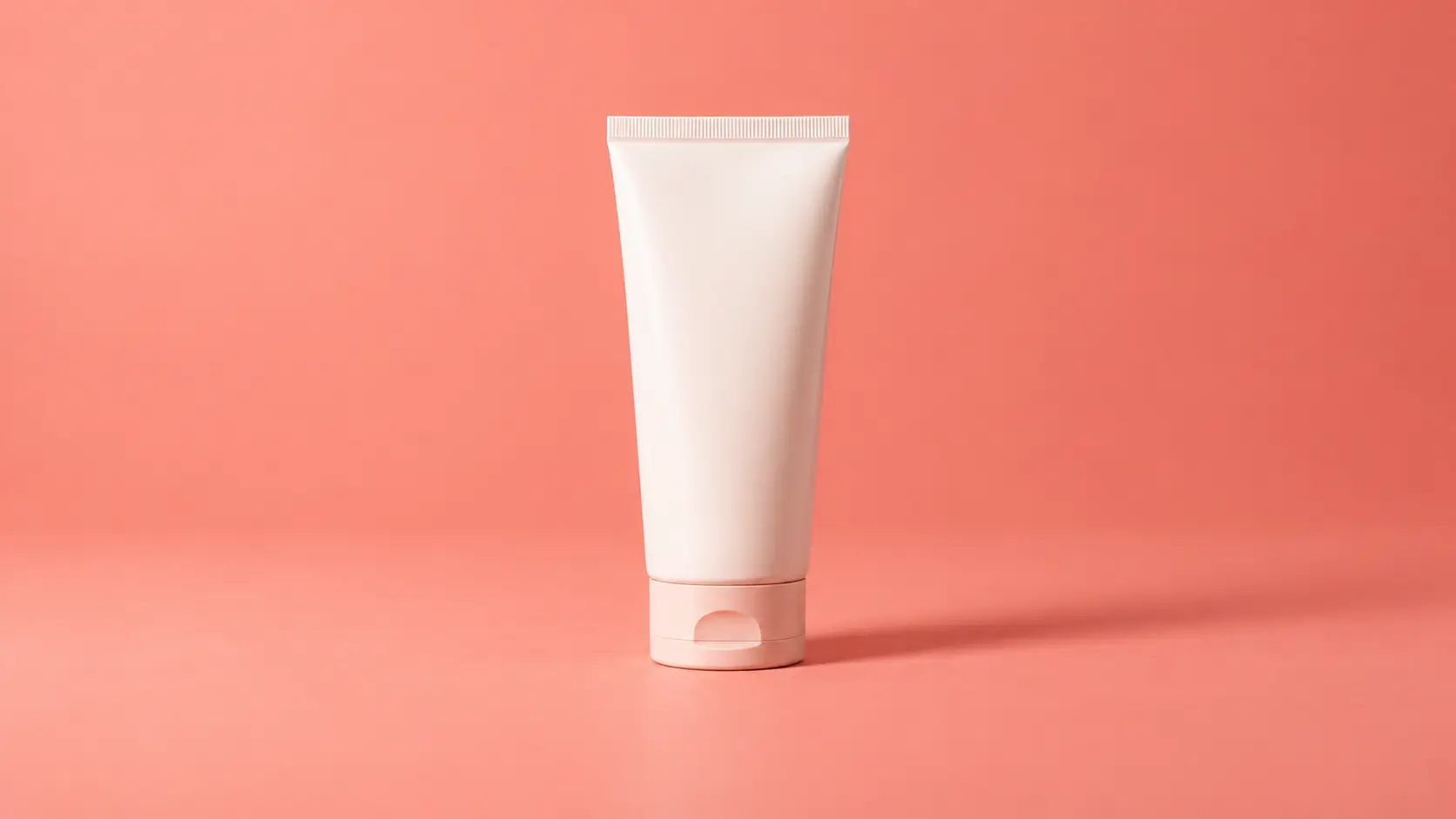 Product image using a coordinated brand color background for a social post layout