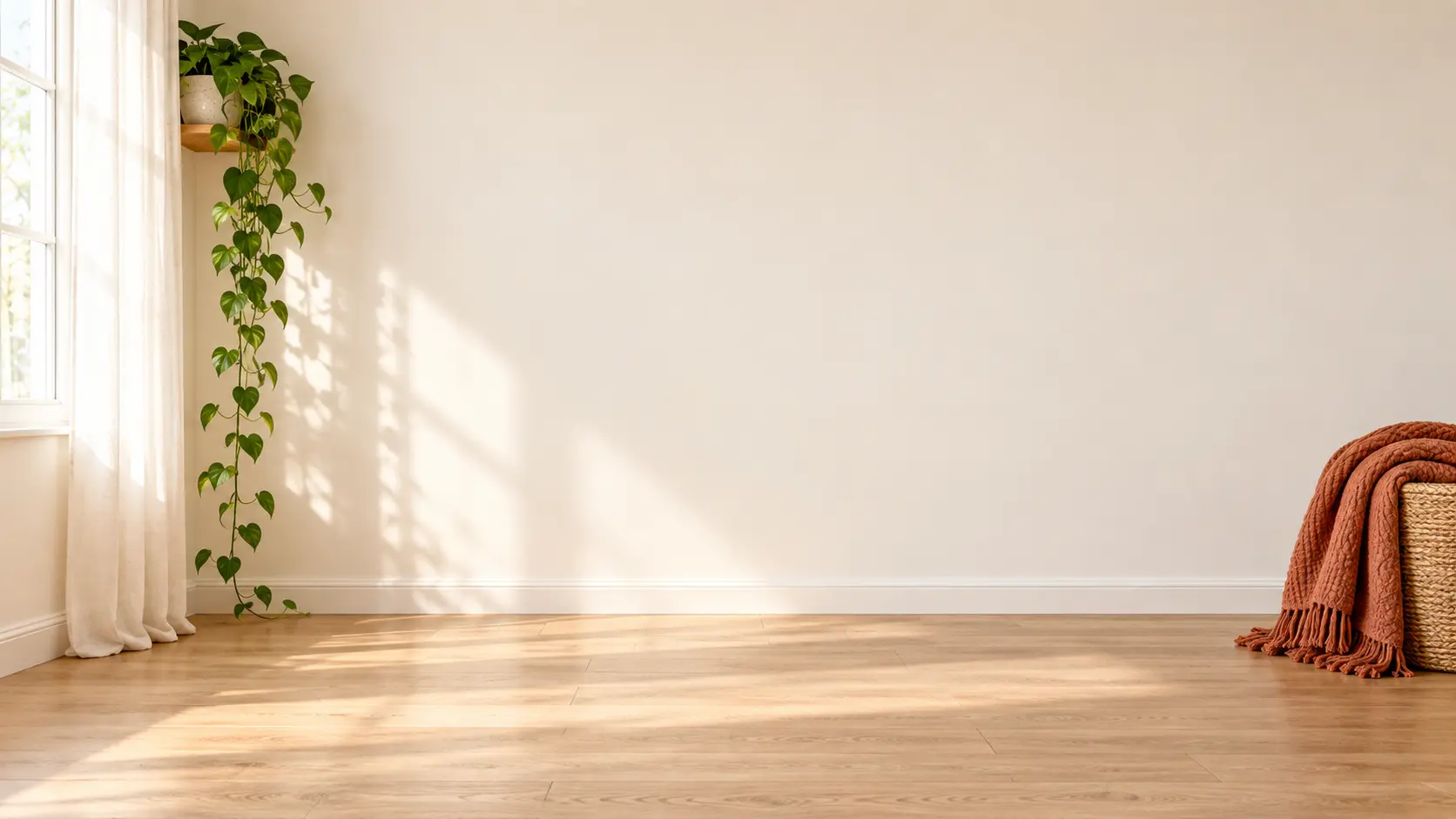 Calm bright studio backdrop for the bald filter call to action