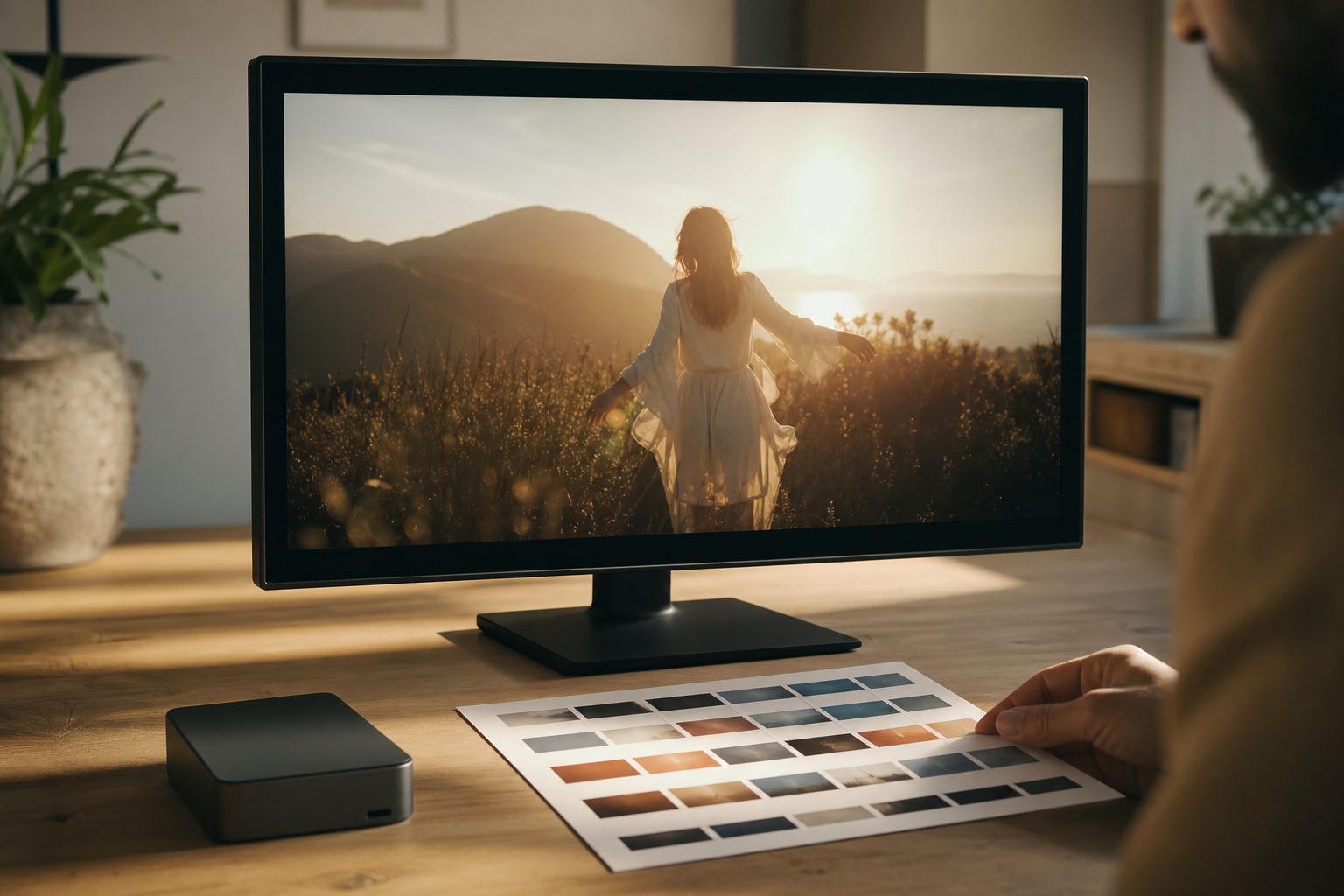 Generated brand video preview reviewed before MP4 export