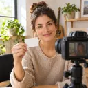 Independent creator arranging channel clips, titles, and a subscription prompt