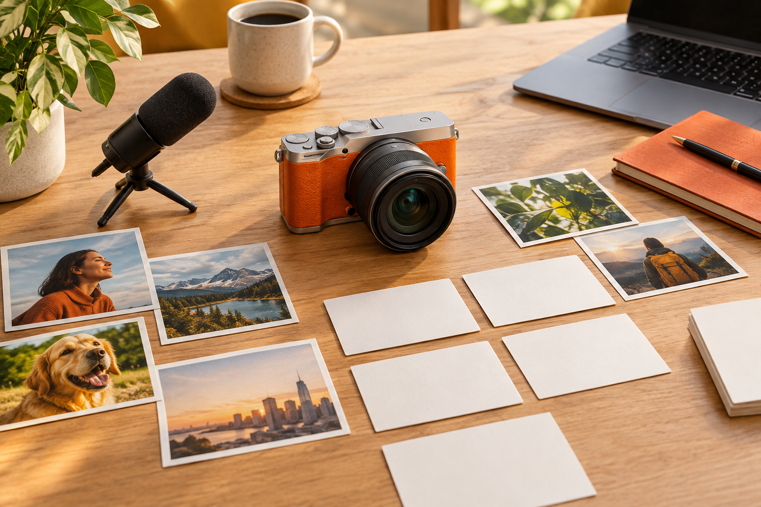 Product description, audience notes and reference images prepared for a script