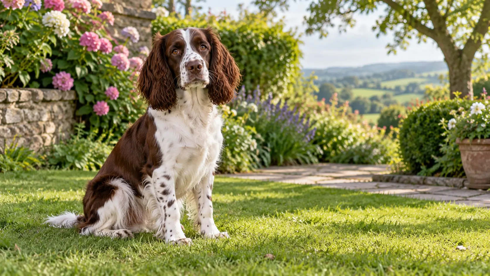 Dog photo used as a reference so the AI dog generator keeps the same coat markings and face