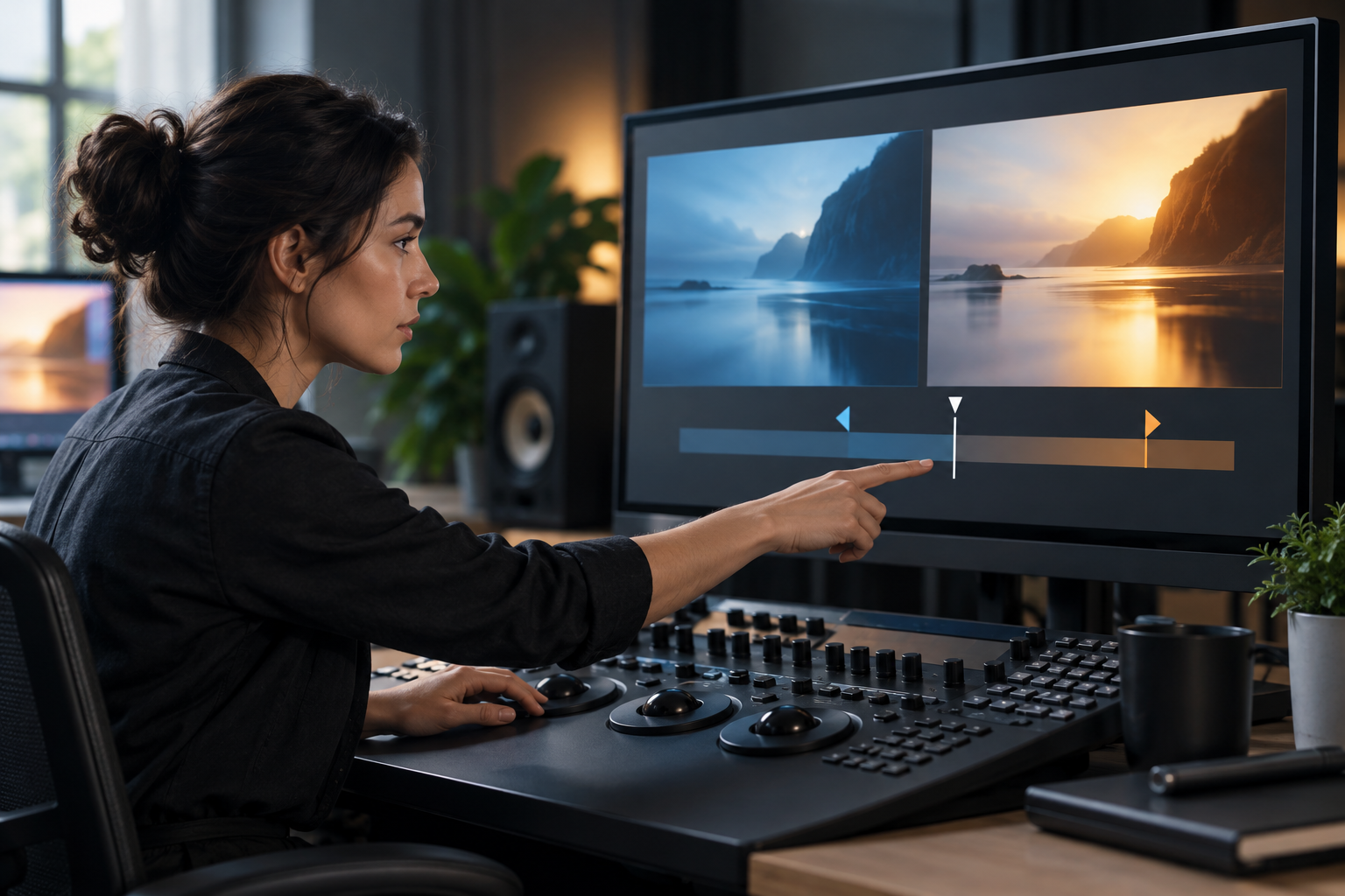 Describe The Visible Change — edit generator workflow