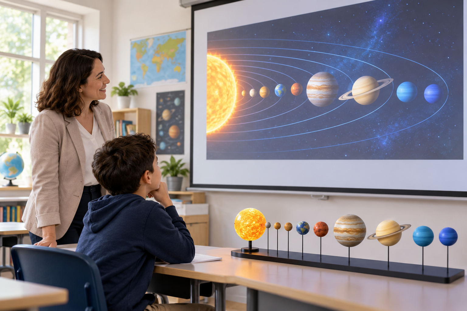 Timed educational video preview with selected aspect ratio ready for export