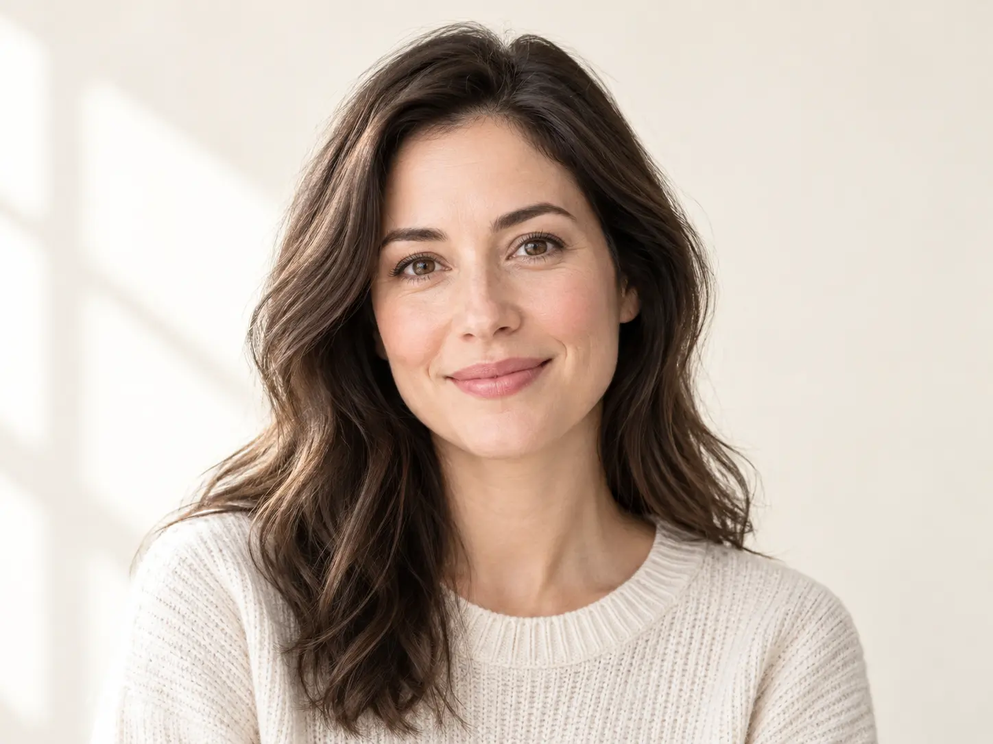 Polished portrait prepared as a Facebook profile picture with a centered face and safe circular margin