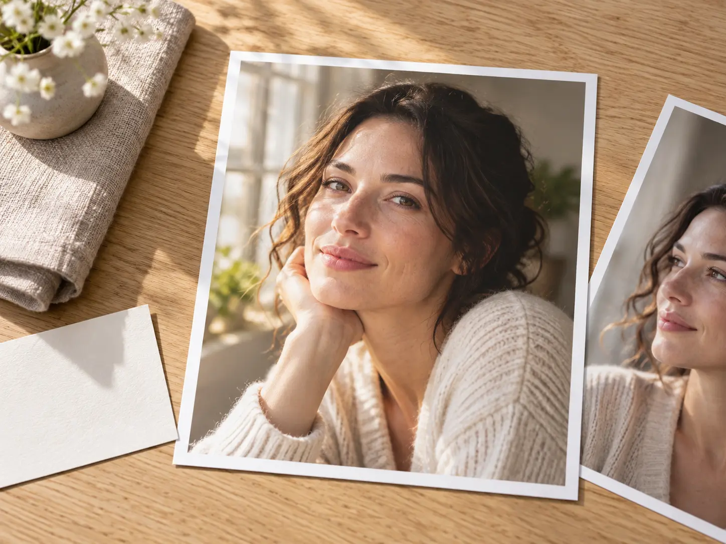 Faceswapper comparison showing how a clearer source angle improves a blended portrait result