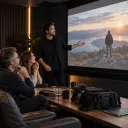 Client video makers using free ai video generator with audio