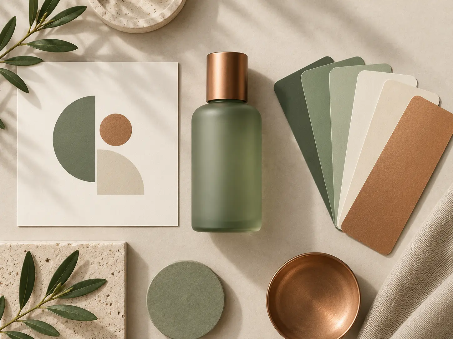 AI picture design workflow using a logo, product photo, and color reference to keep a layout on brand