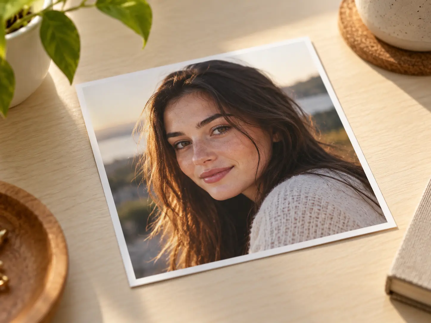 Image resolution changer increasing the pixel dimensions of a small portrait