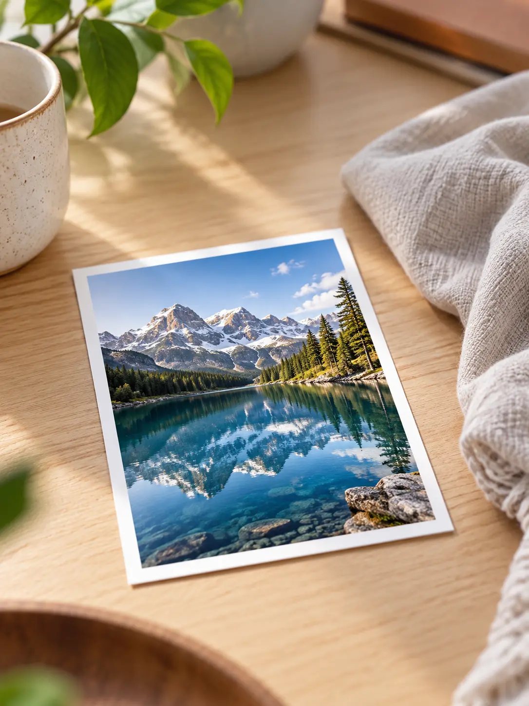 Image resolution changer comparing a low-resolution photo with a sharper result