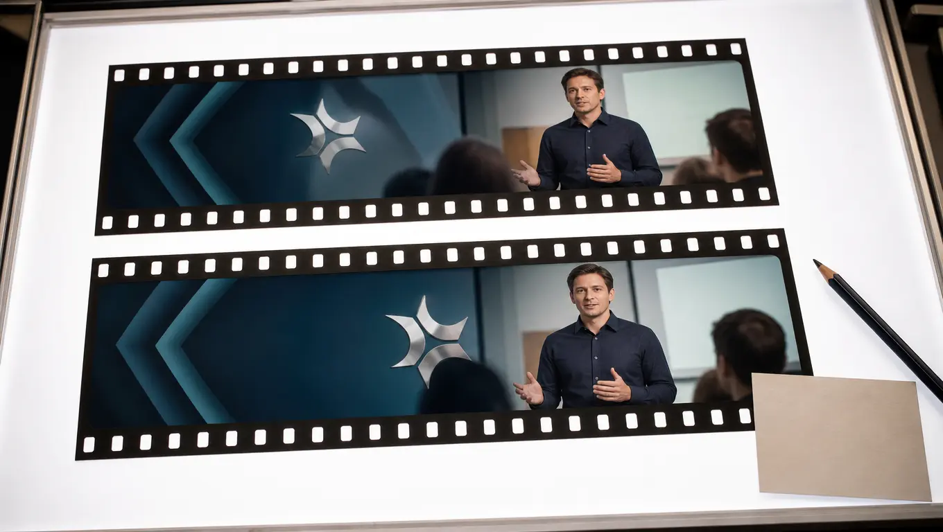 Generated intro preview revised with written direction before MP4 download
