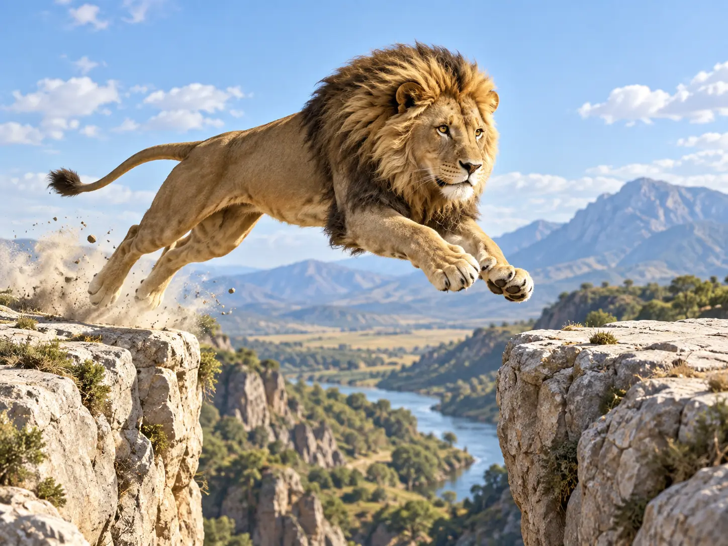 By second lion intro plan with action notes, camera movement, and title timing