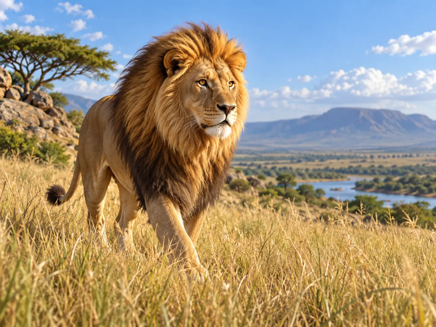 4K MP4 export preview with landscape, vertical, square, and 4:5 lion intro frames