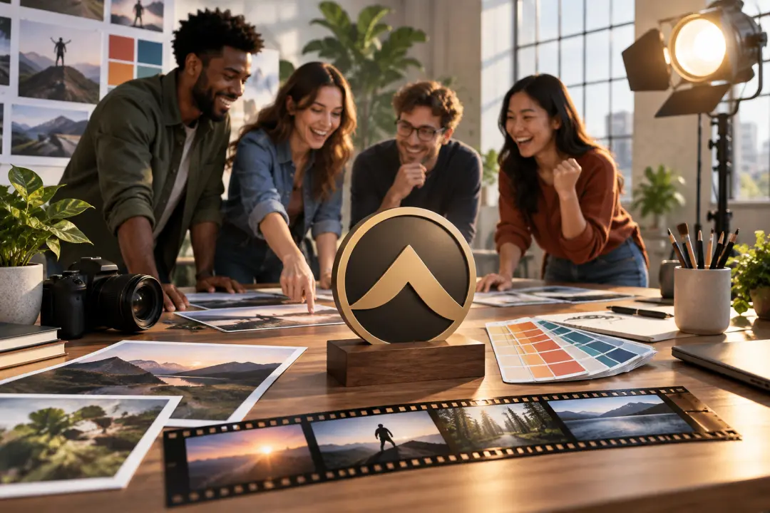 An opening for your campaign launch scene in a logo intro video