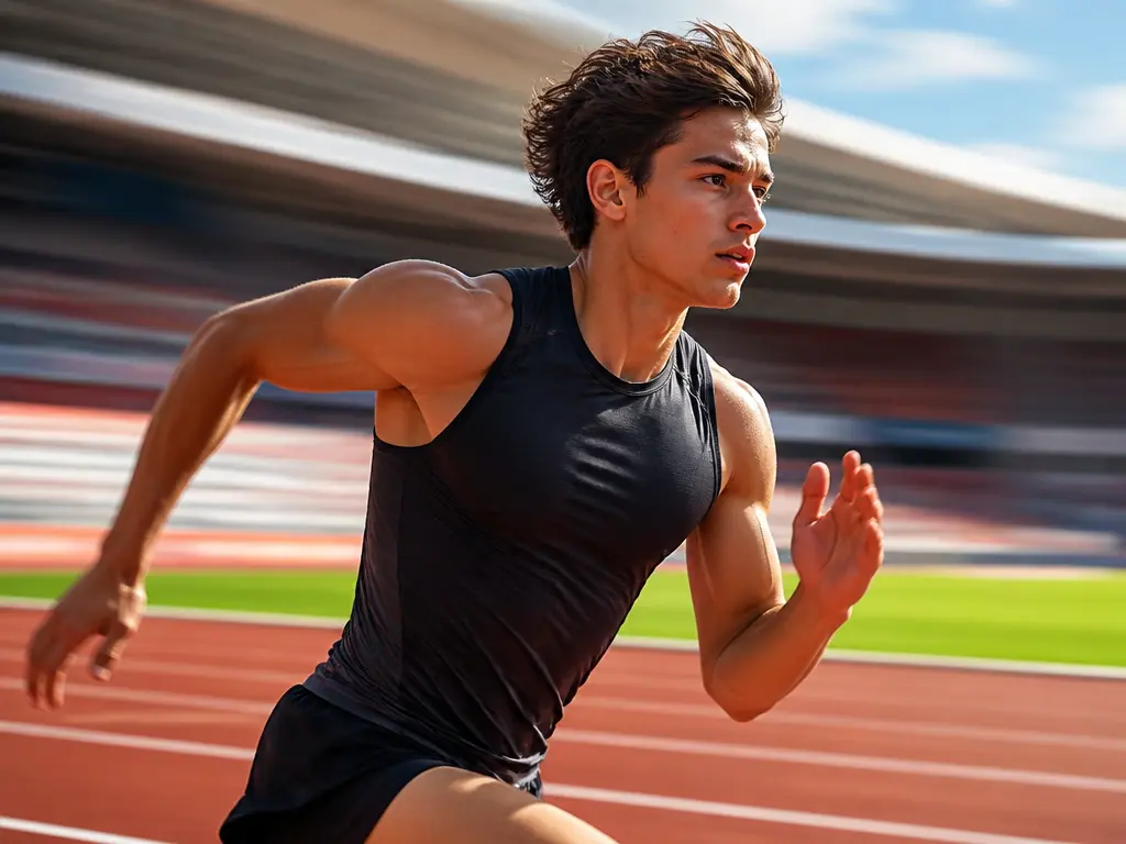 Photo with a clear foreground subject and strong directional blur behind it