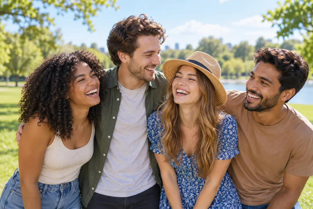 Online photo resizing creating a social campaign image with clear subject placement