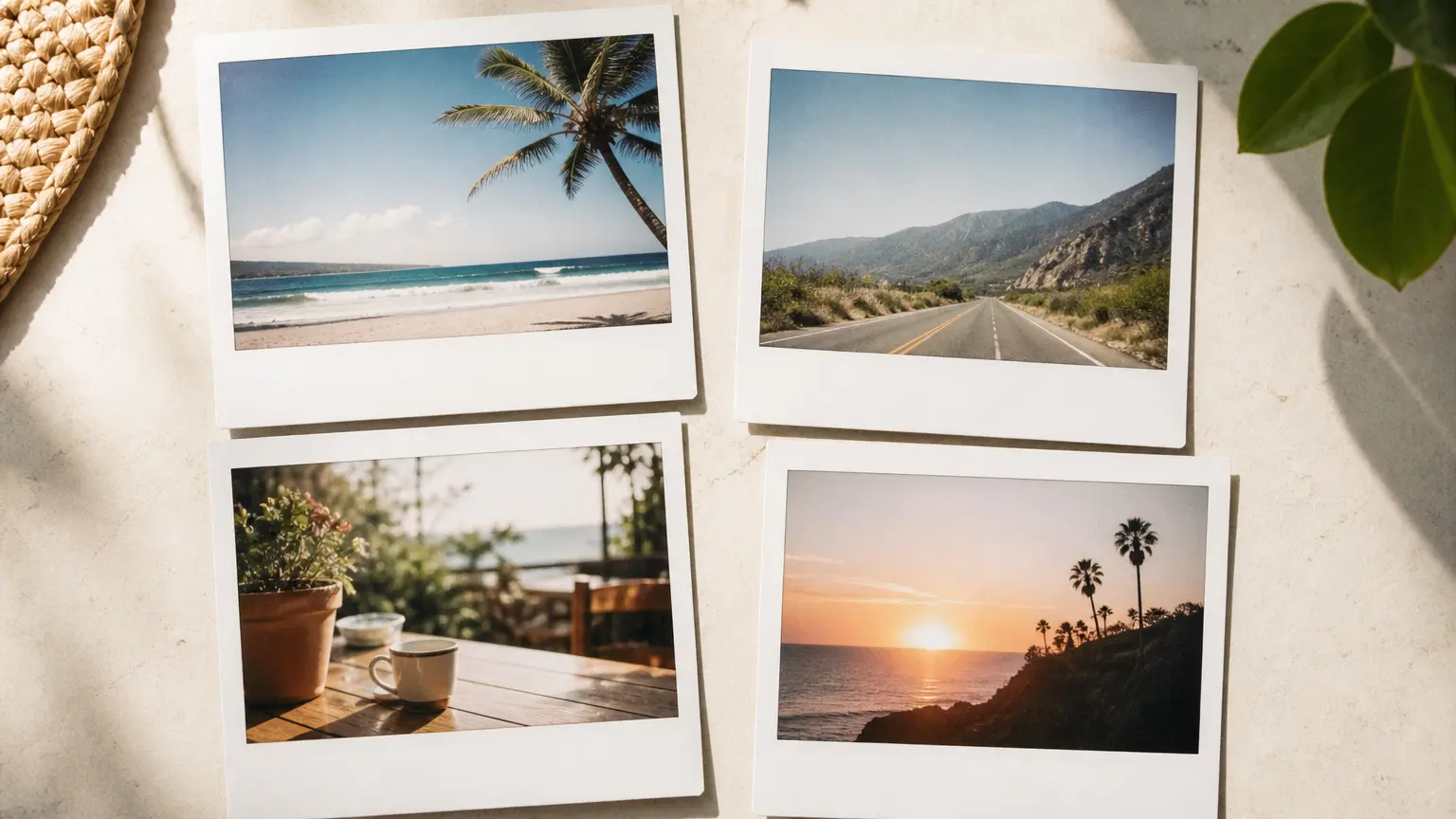 Polaroid Filter photo series for a coordinated social media collection