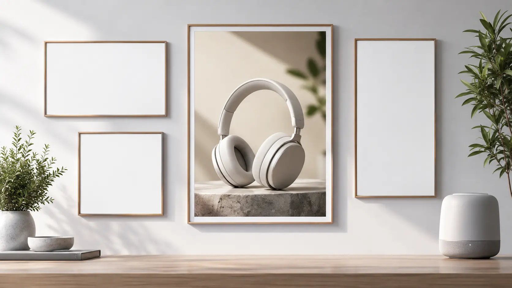 Product launch film represented in landscape, portrait, square, and tall export frames