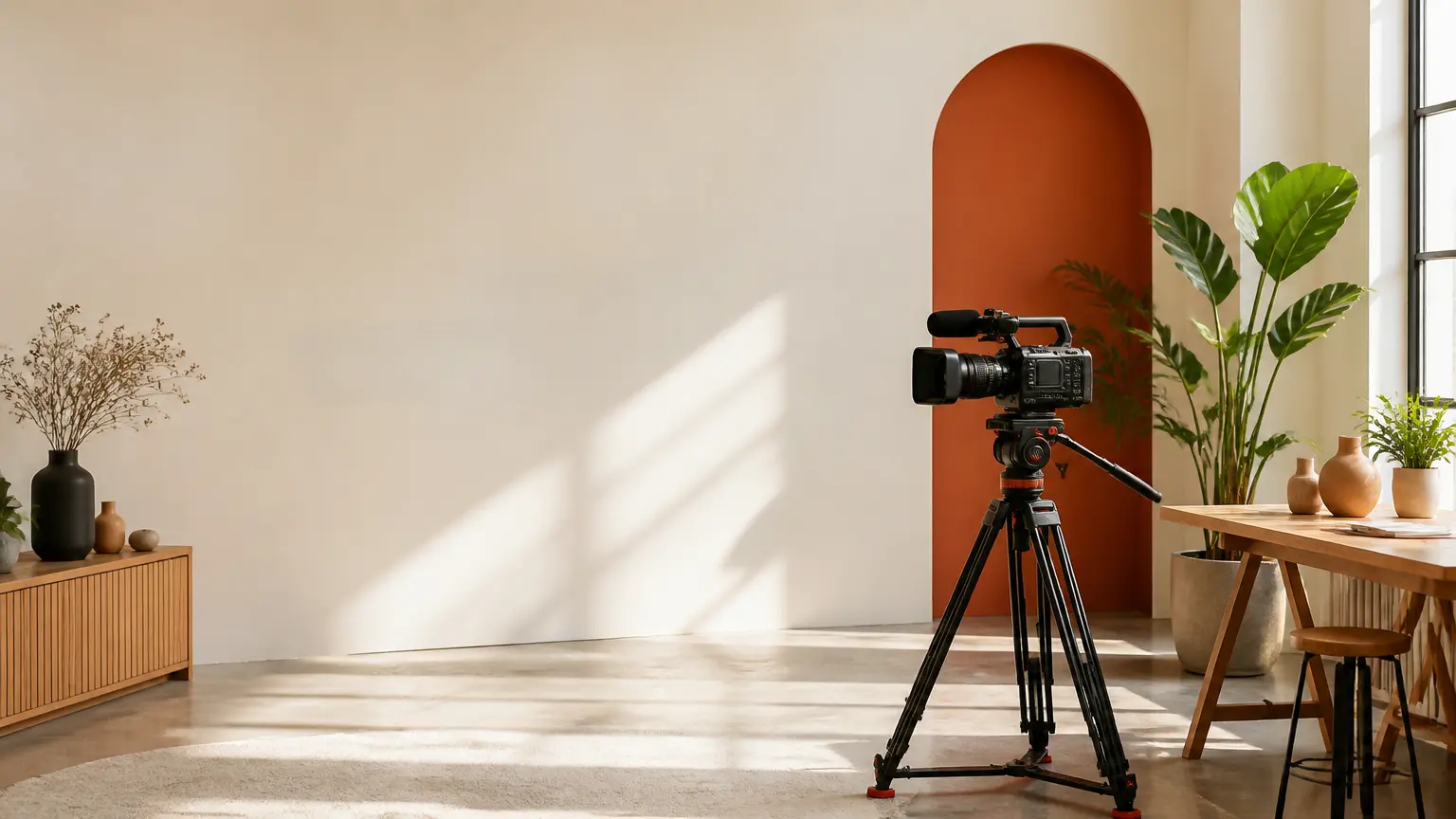 Bright creative video scene for Product Video Creator
