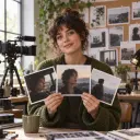 Independent filmmaker reviewing timed narrative scenes and character references