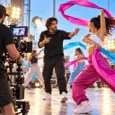 Music video creator matching beat timing to visual scene changes