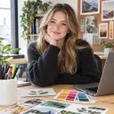 Small brand team aligning a logo, campaign copy, and a reusable video template