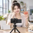 Freelance video maker combining client clips, audio, and multiple social ratios