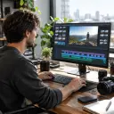Video maker arranging a new square version with planned scenes, motion, and product details