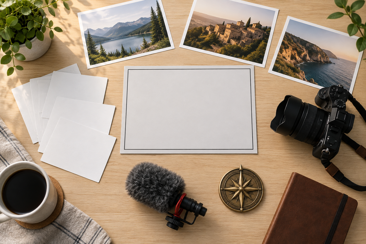 Show concept, intro template, uploaded media, and Logo gathered for a title sequence