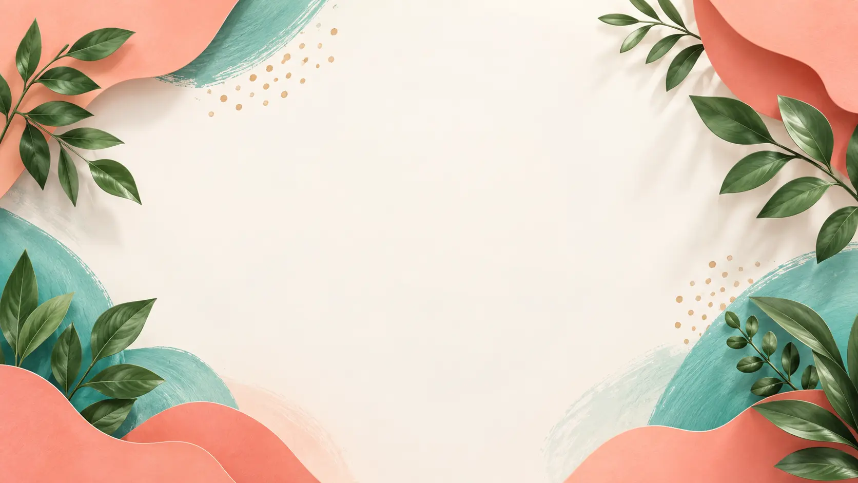 Wide colorful profile header artwork with open central copy space