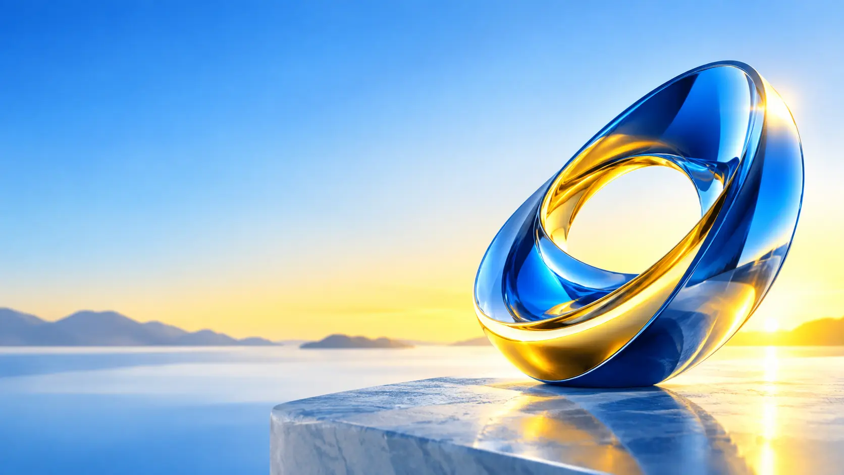 Energetic launch header with one clear product focal point