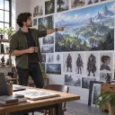 Independent developer presenting an original game world