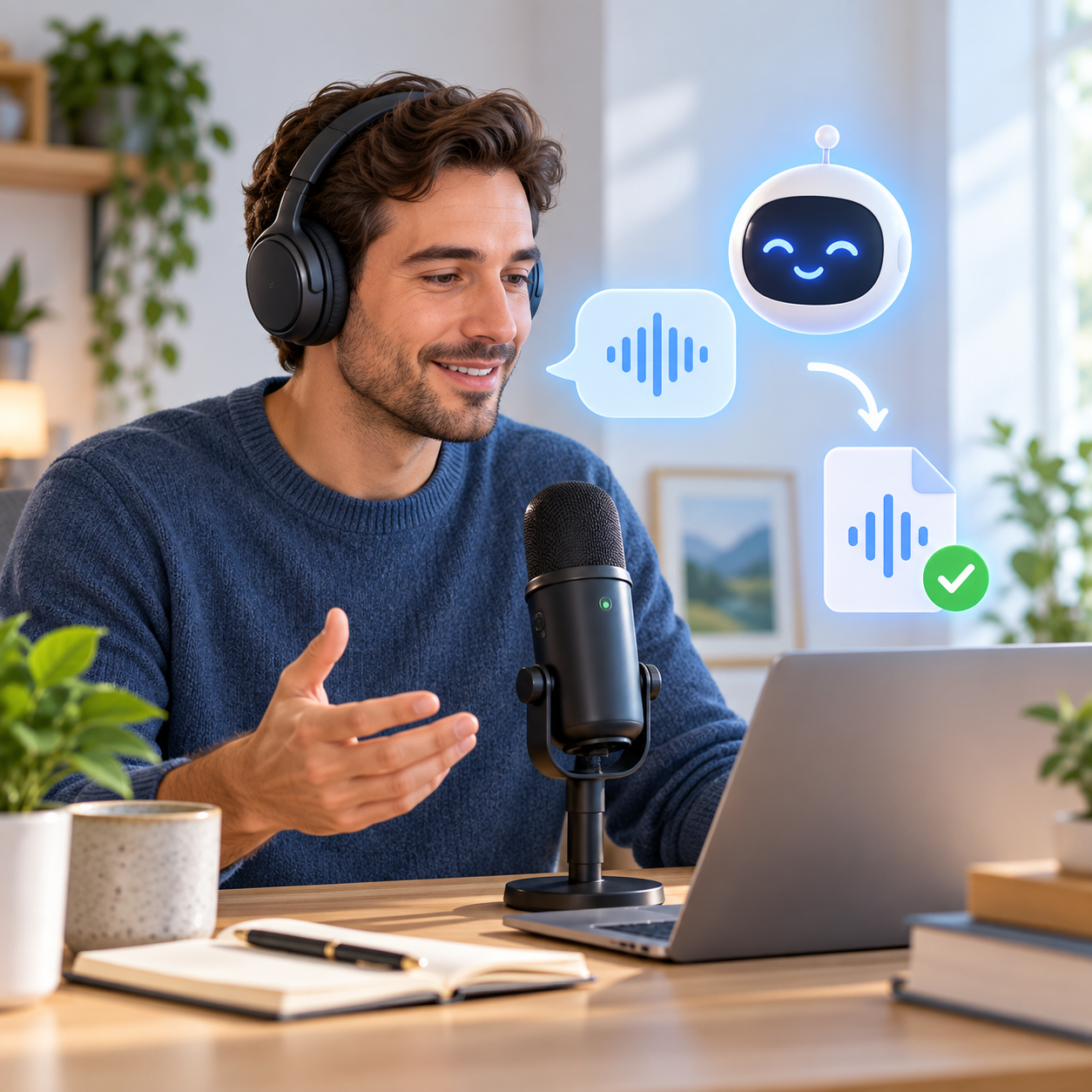 Andrew AI voice for assistant response previews
