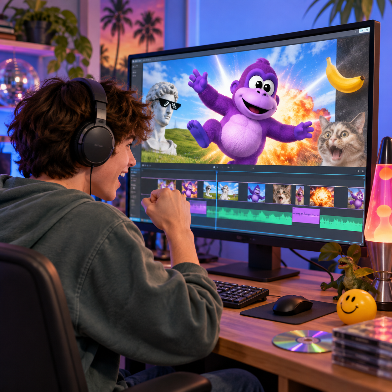 BonziBuddy AI voice used for chaotic remix clips