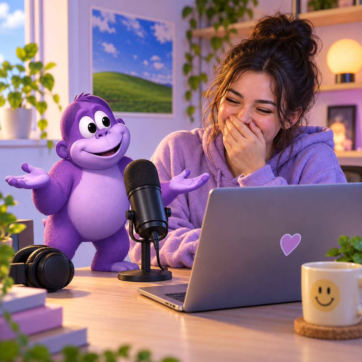 BonziBuddy AI voice delivering a nostalgic meme punchline