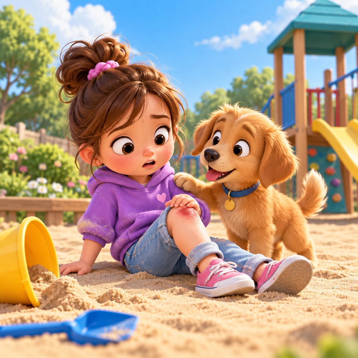 Child Voice AI voice for animated character scene timing