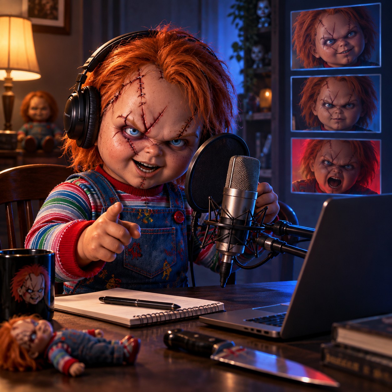 Chucky AI voice for possessed roleplay scenes