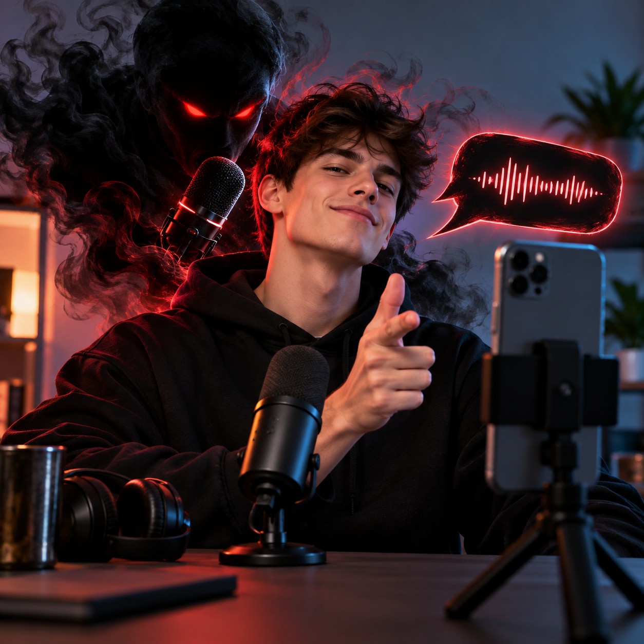 Devesto AI voice for menacing meme reply