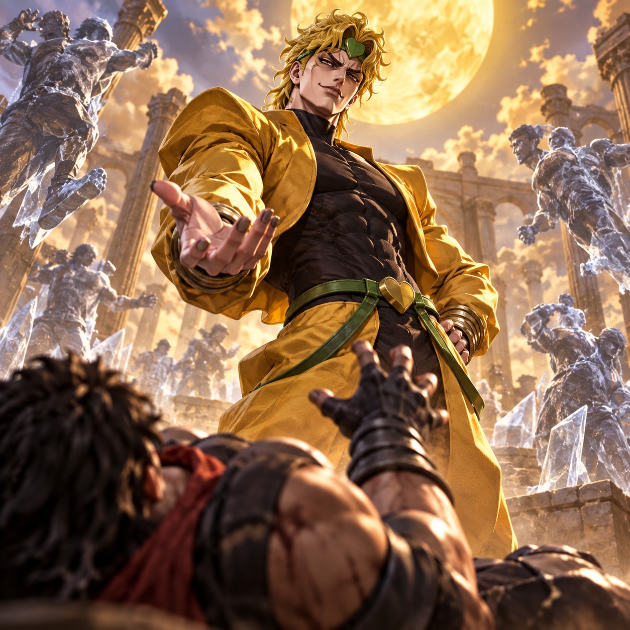 Dio Brando AI voice for Stand duel game taunt