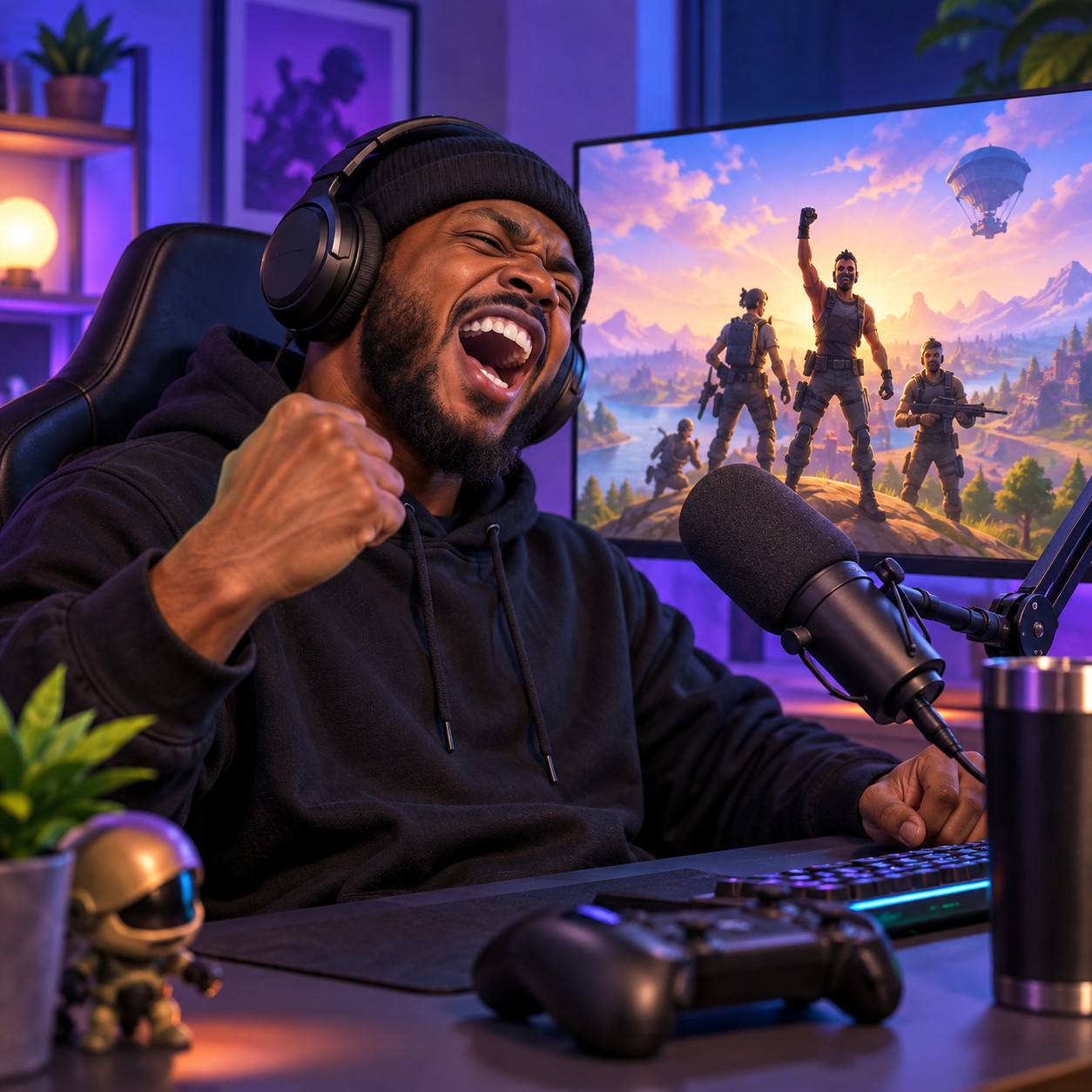 DJ Smokey AI voice for gaming lobby parody callouts