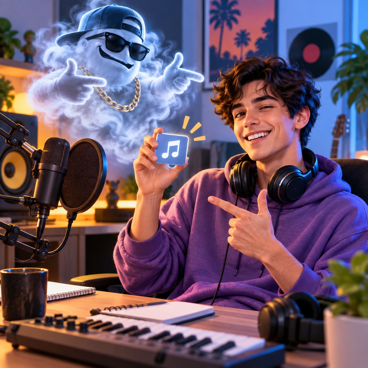 DJ Smokey AI voice for YouTube producer tag parodies